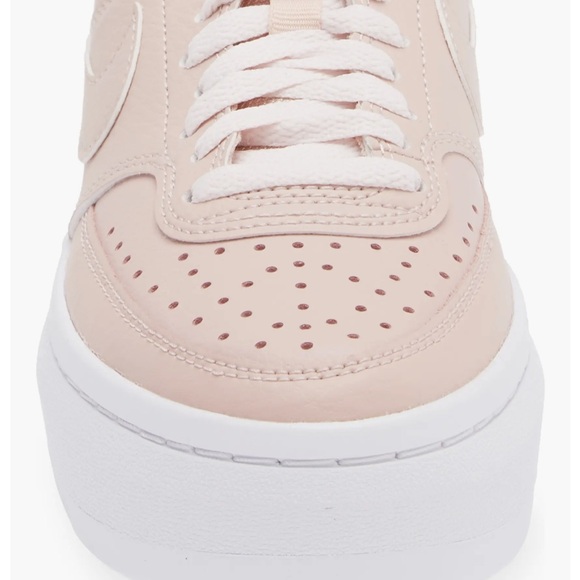 Nike Court Vision Alta Platform Sneaker Pink Oxford Sz 8.5 EUC Box Included - Picture 5 of 14